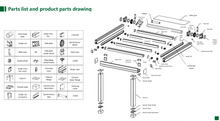 Load image into Gallery viewer, FOLDING PVC PERGOLA PRODUCT ATLAS-Column supported type/sqm
