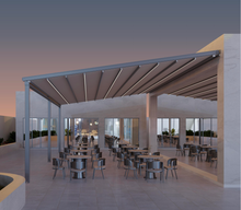 Load image into Gallery viewer, FOLDING PVC PERGOLA PRODUCT ATLAS-Wall support type/sqm
