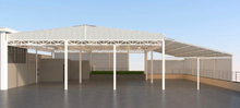 Load image into Gallery viewer, FOLDING PVC PERGOLA PRODUCT ATLAS-Steel structure support hoisting/sqm
